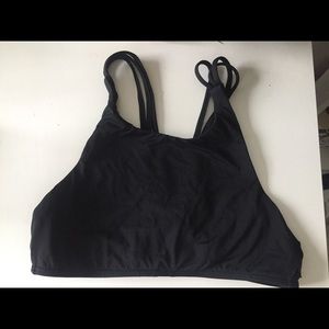 Roxy high neck bathing suit top